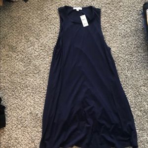 Navy tank top dress